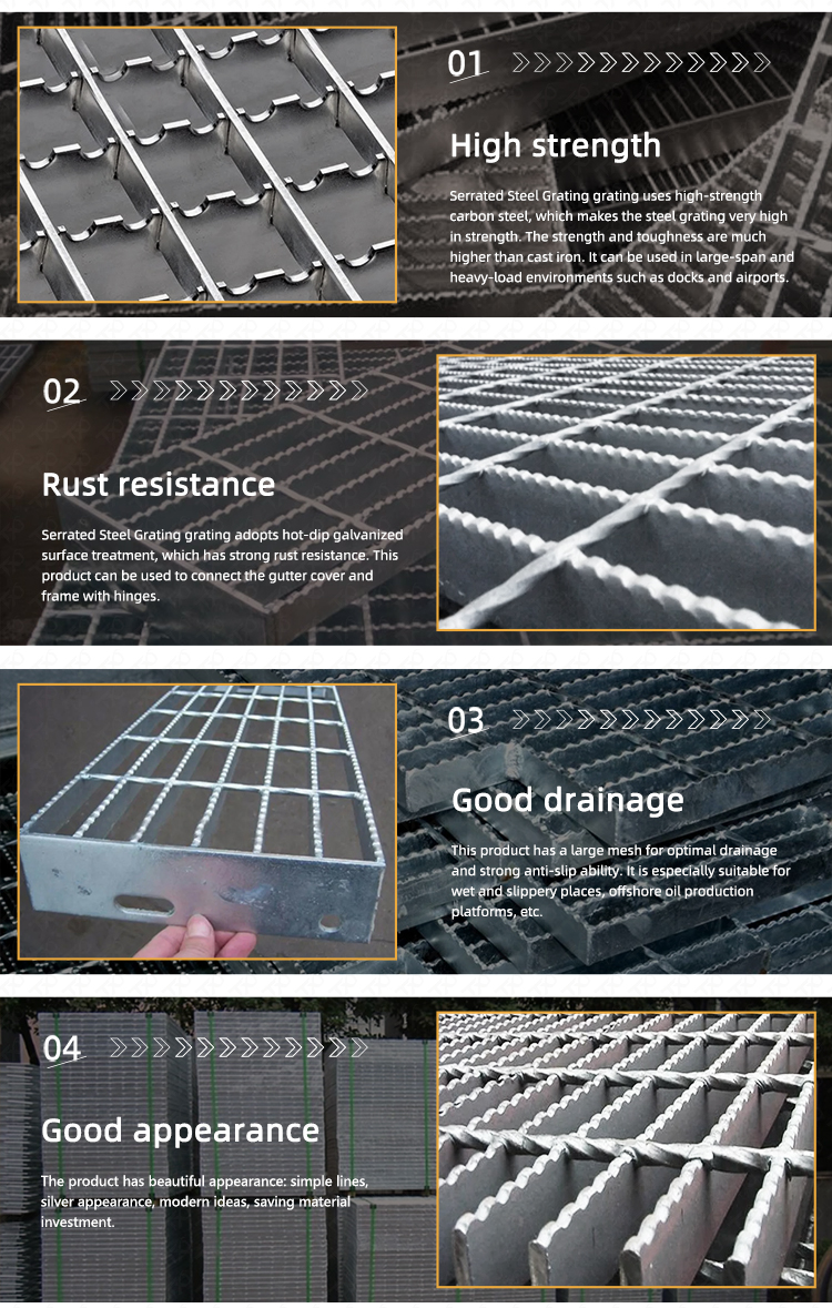 1m X 1m Outdoor Galvanized Staircase Driveway Grating Metal Grid ...