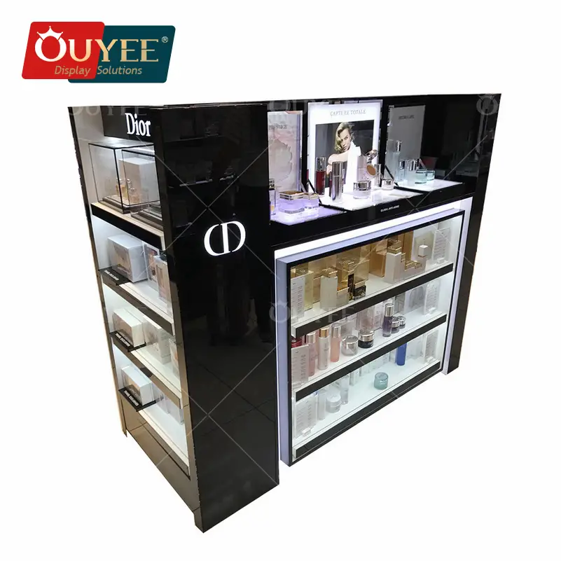 Quiosque personalizado para exposição de cosméticos e balcão de perfumes em lojas de varejo 1