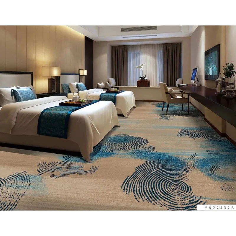 Rotoli di moquette in nylon 66 ecocompatibili per hotel - Prezzo conveniente 1