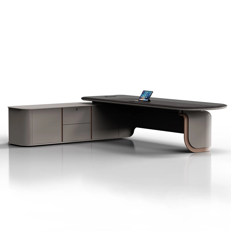 Modern Ceo Wooden Executive Desk Large Customizable Administrative Office Furniture Computer Desk For Boss Office 1