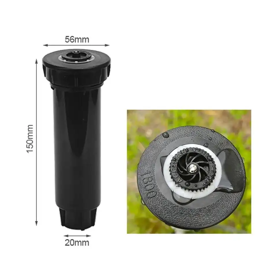 HYRT 自动弹出式花园洒水器，360° 喷洒范围，2.5-5 米 1