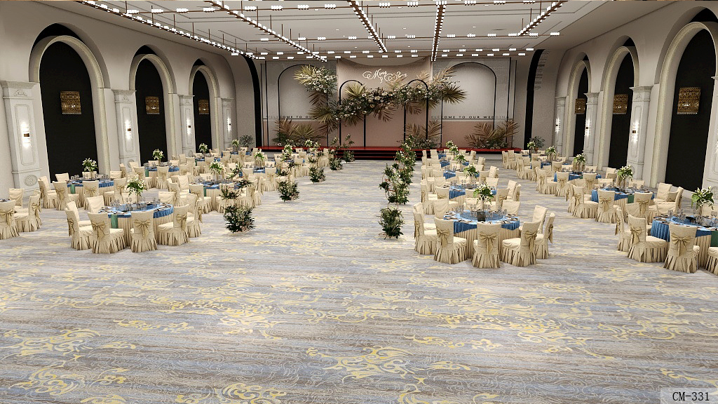 2024 Axminster Carpet - Fireproof B1 Standard for Events 5