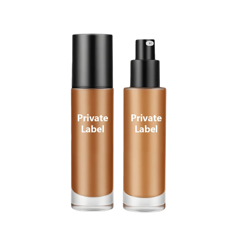 Mlm Makeup Lightweight Buildable Full Coverage Breathable Formula Oem Custom Shade Liquid Foundation 1