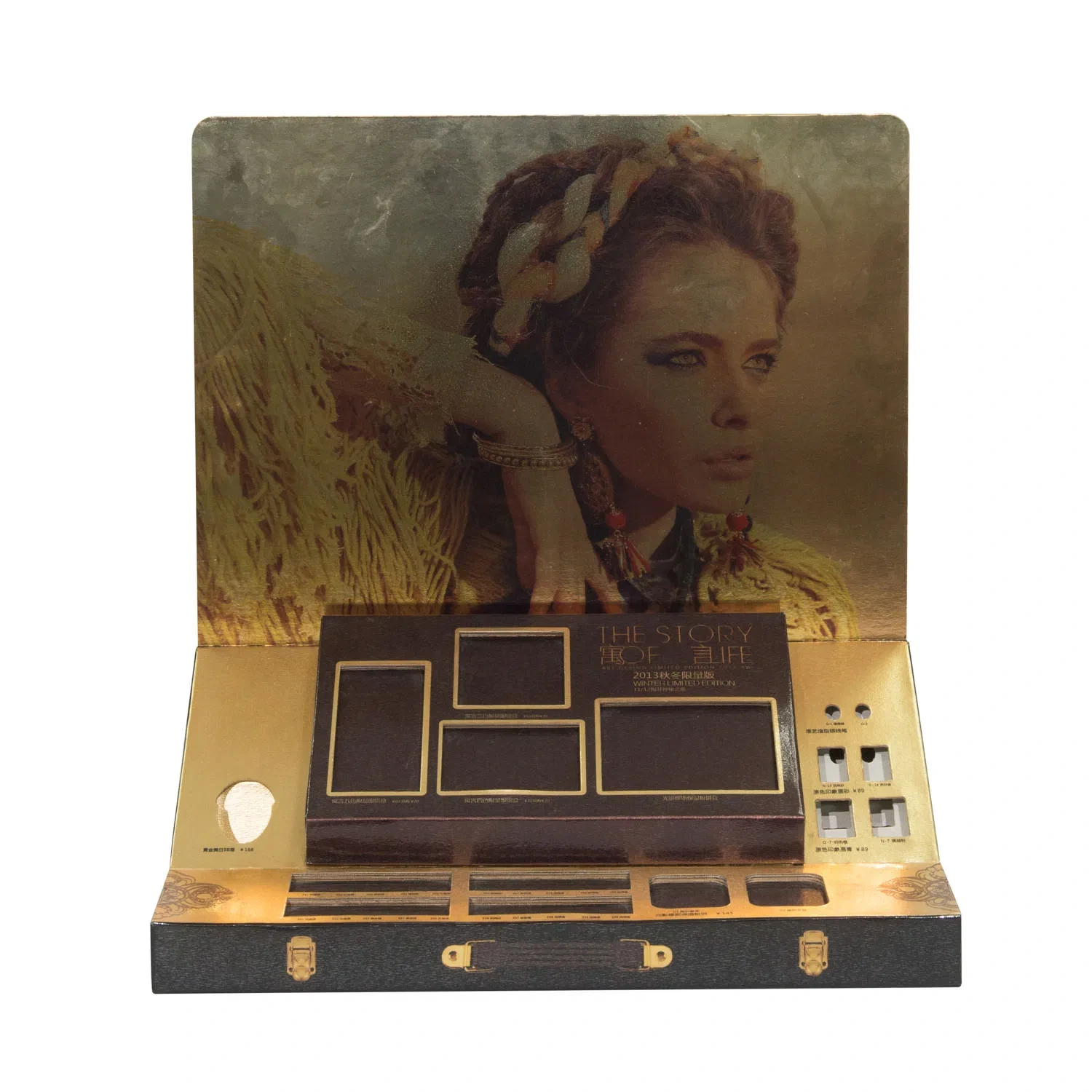 Pop Cosmetic Paper Display Case, Cardboard Counter Displays 1