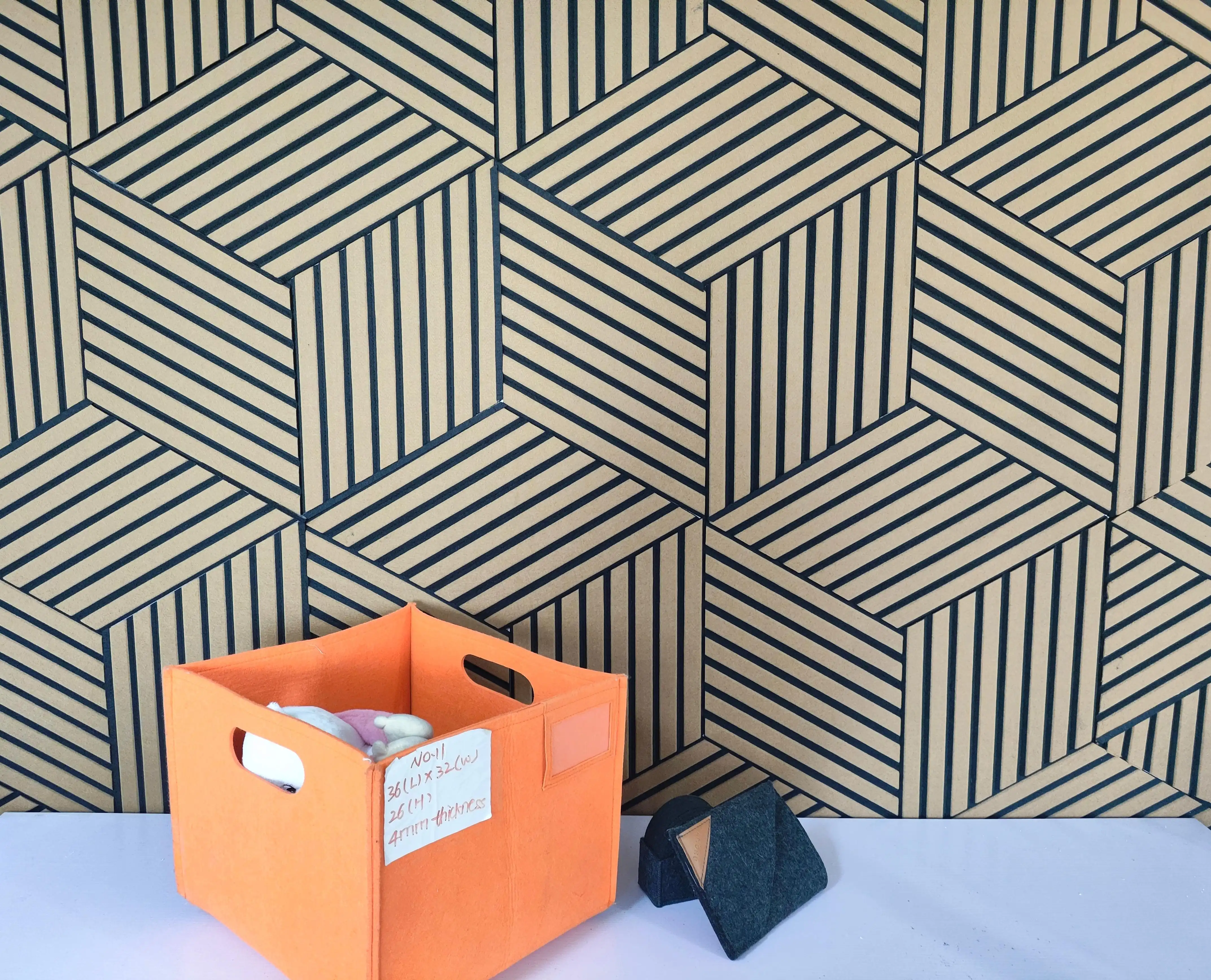 PET Acoustic Panels 100% Polyester Fabric Soundproof Wall and Ceiling Sheets 1