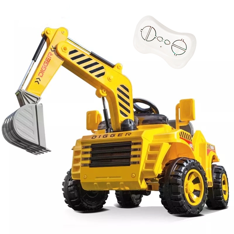 Battery Powered Ride On Excavator Toy Forward Brake Control Ce Certified For Children 1