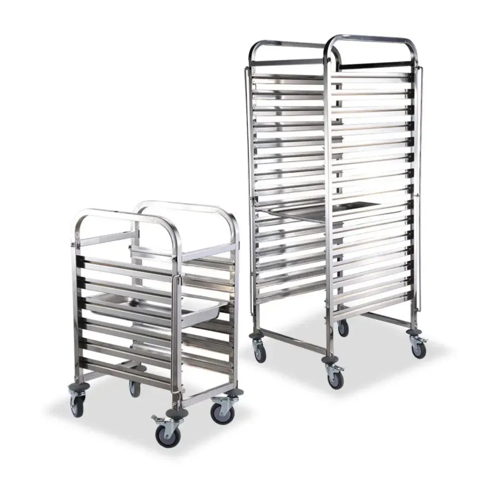 Plateau de boulangerie en acier inoxydable