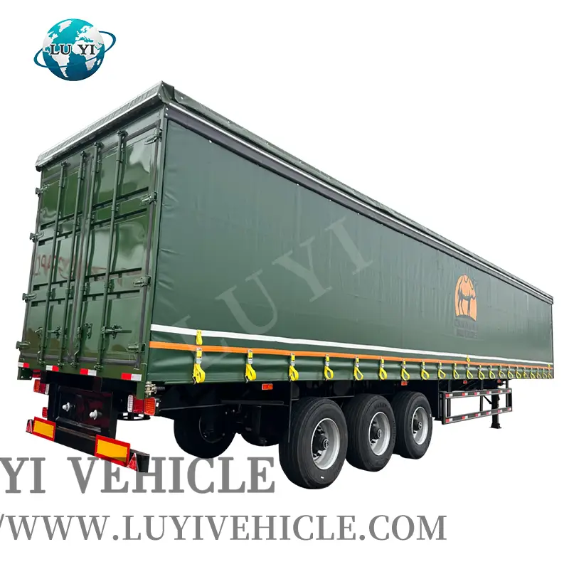 Transporte de carga a granel de 50 toneleras semi de furgoneta seca 1