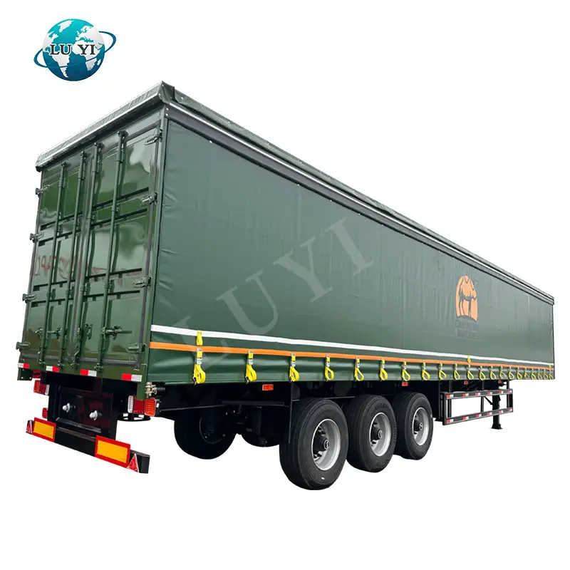 Transporte de carga a granel de 50 toneleras semi de furgoneta seca 1