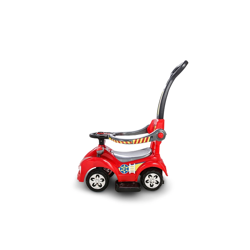 Certified Safe Push And Pedal Kids Toys Ride On Car Universal Front Wheel Music Horn Handspike 1