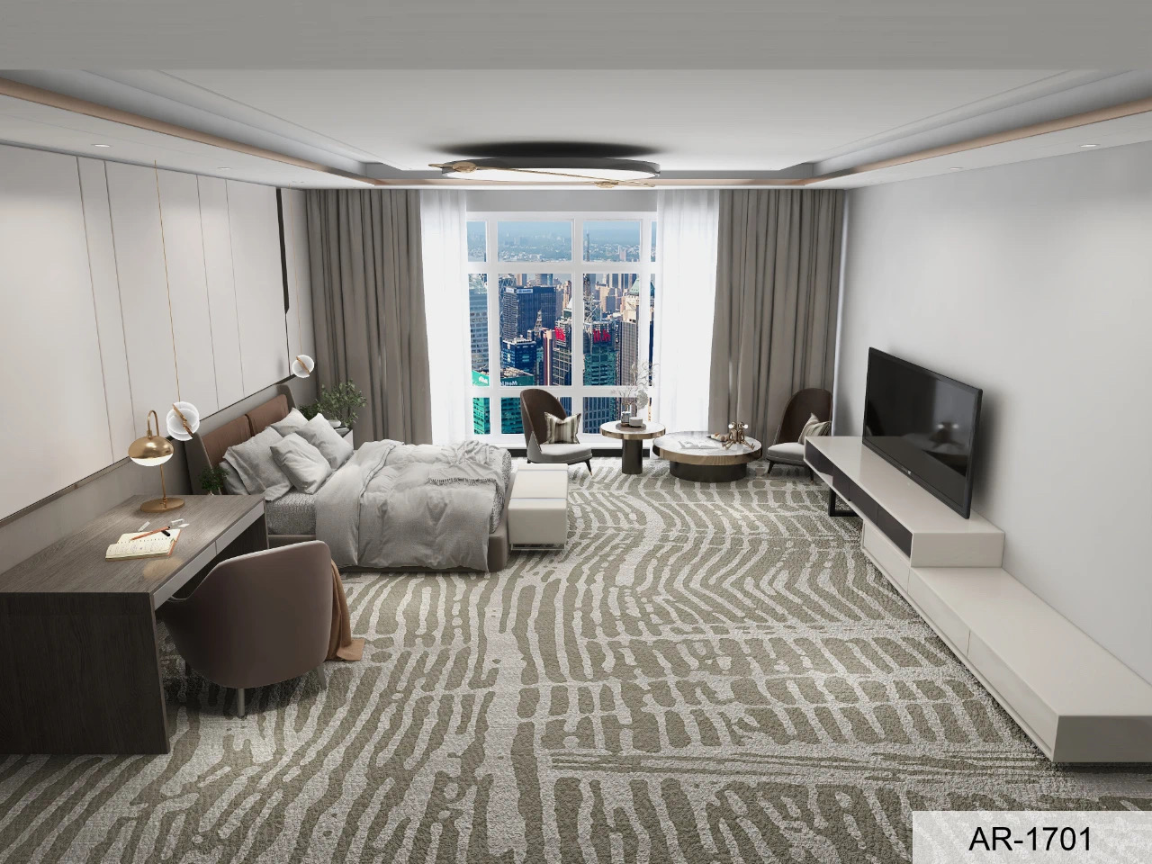 Rotoli di moquette Axminster di lusso in lana all'ingrosso per hotel e sale per banchetti 5