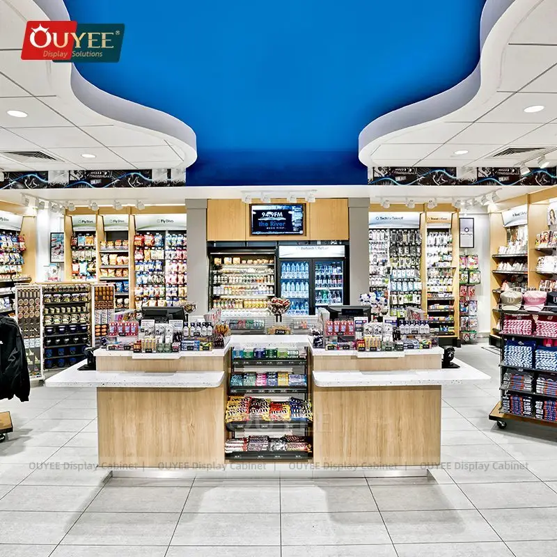 Rayonnages gondoles pour la vente au détail, rayonnages gondoles sur mesure en gros - Ouyee-1 5