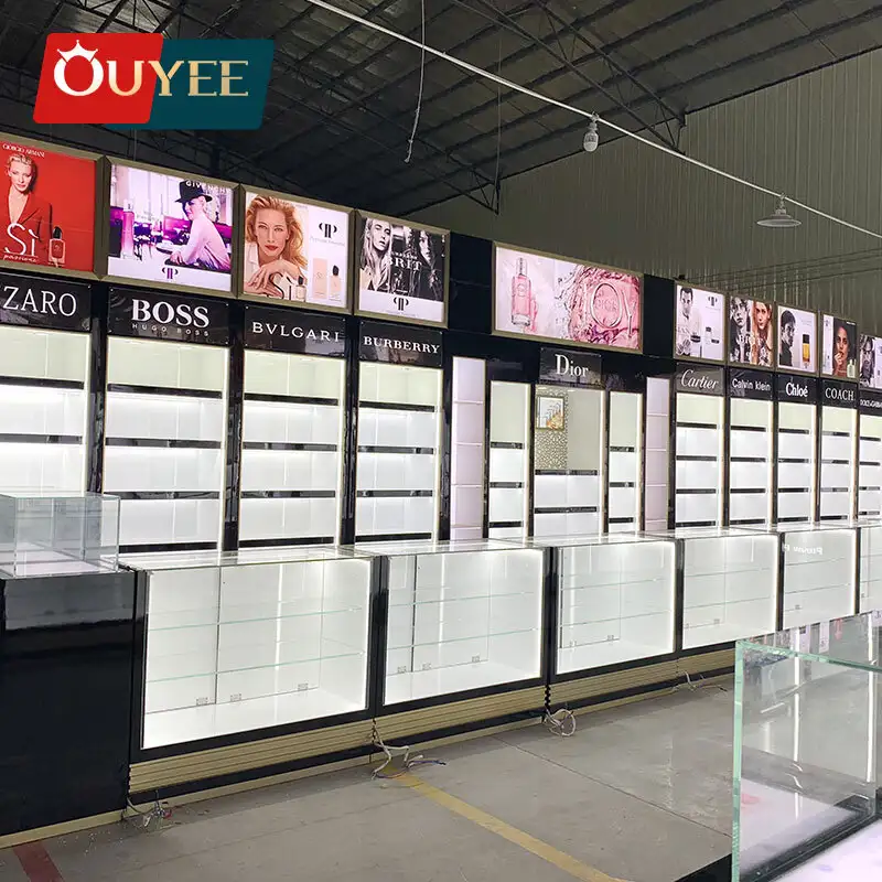 Parfümvitrine, Glasvitrine, Theke &amp; Schrank für Kosmetik 1