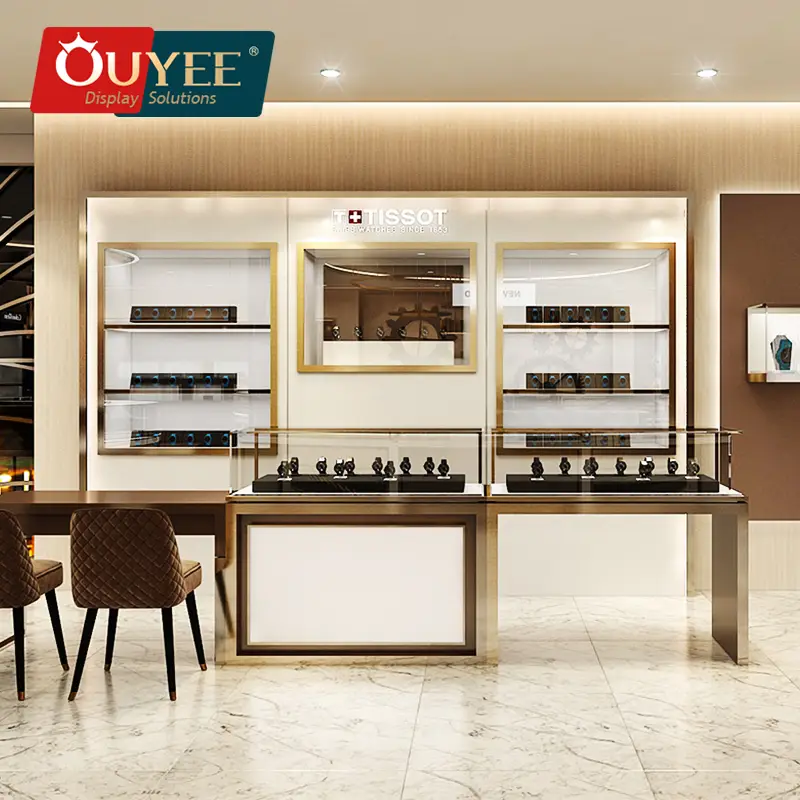 Uhrenauslage für den Einzelhandel – Uhrenmöbel für den gewerblichen Bereich 1