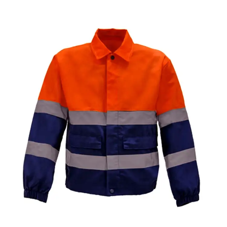 Camisas de uniforme de trabajo de manga larga hechas a medida con alta reflectividad 1