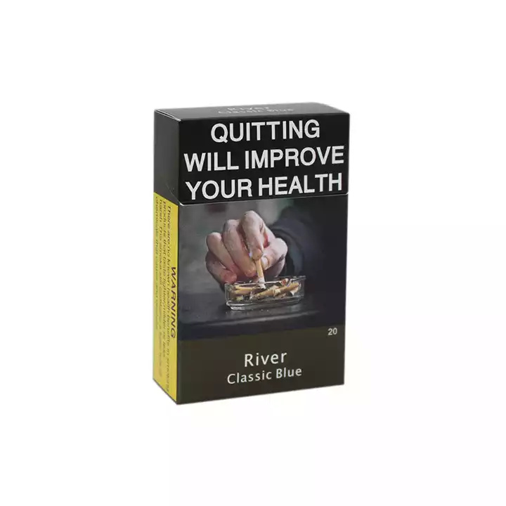Custom Paper Box Cardboard Eco Friendly Plain Packet Smoking Case Tobacco Packaging Cigarette Box 4
