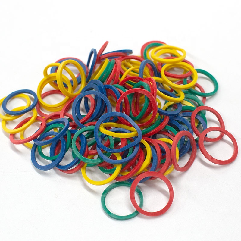 Custom Color Natural Rubber Bands for Office, School & DIY Craft – Wholesale 1