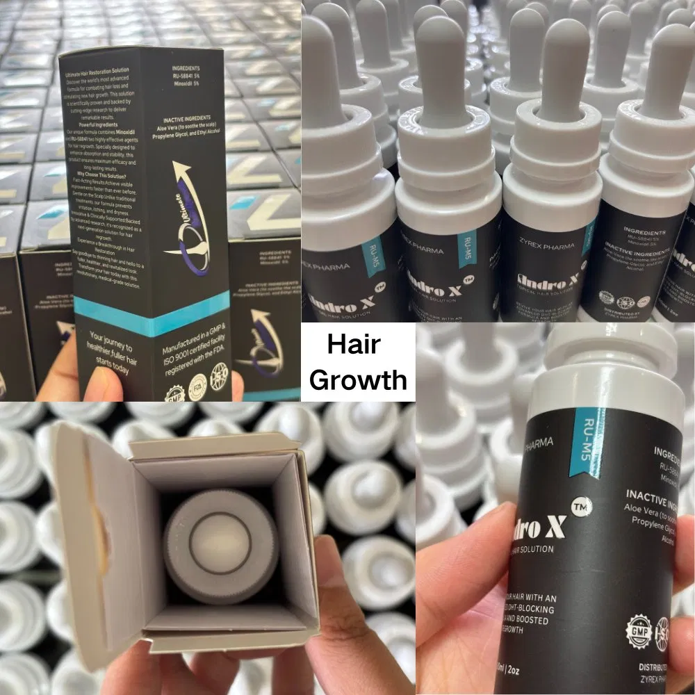 Spray de minoxidil al 5% de marca blanca para proyectos OEM. 4