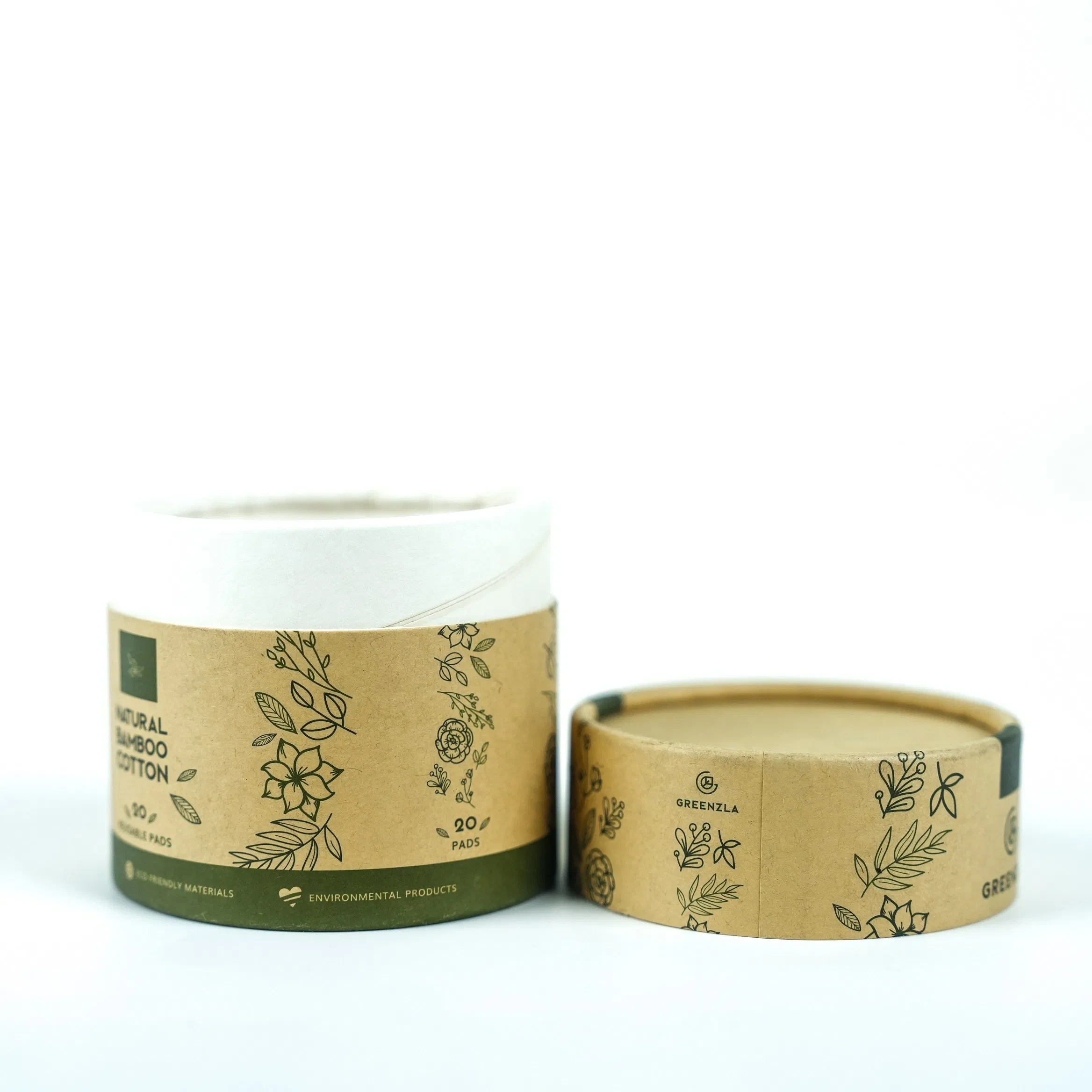 Craft Paper Packaging Box Coffee Tea Packaging Cylinder Box Tube Food Round Cylinder Cardboard 1