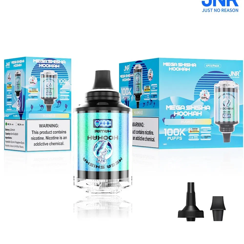 Factory Wholesale EU Warehouse Original J-N-R Mega Shisha Hookah 100K Puffs Flavor 100000 Puff Bar Customizable Airflow Randm Media Max Razz - Shisha and Hookah 1