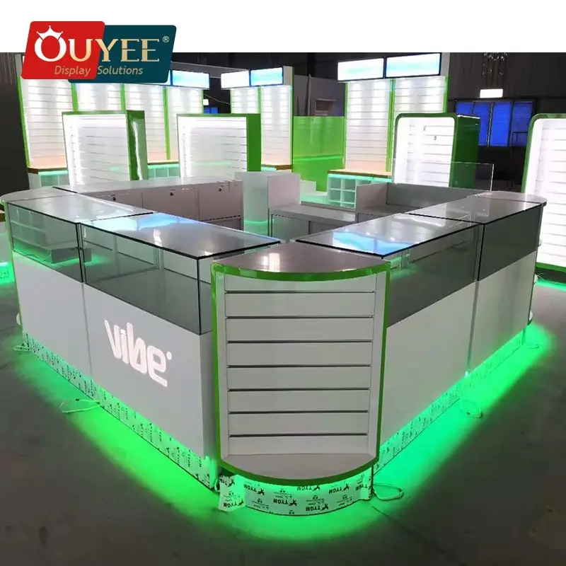 تصميم كشك لبيع ملحقات الهواتف المحمولة في مركز تجاري لإصلاح الهواتف المحمولة 1