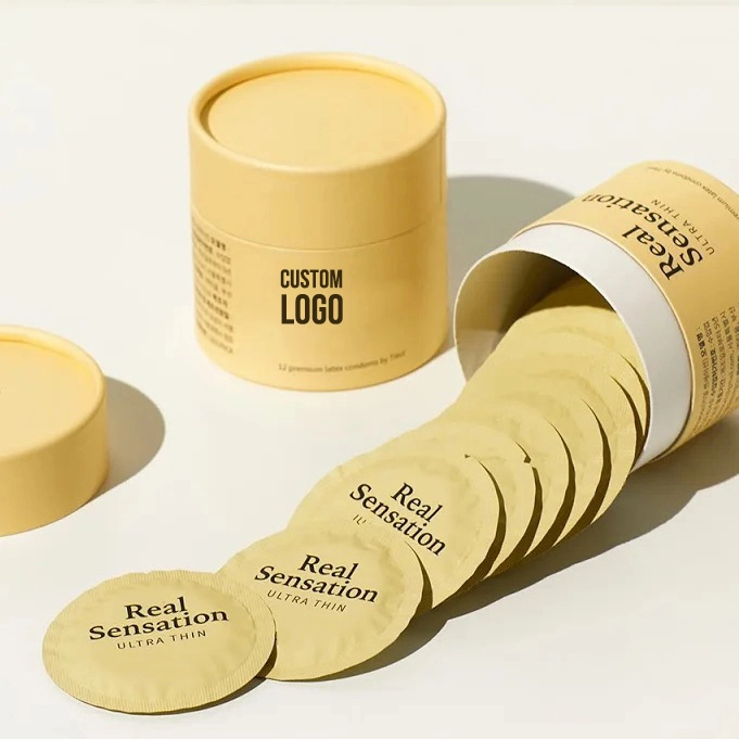 Biodegradable Custom Logo Food Grade Paper Tube Packaging - Eco-Friendly Solution for Coffee, Tea, Cosmetics 1
