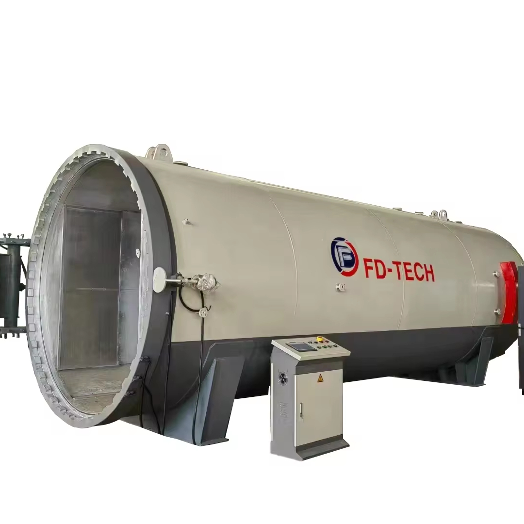 Safety Interlock And High Efficiency Pid Control Pvb Or Sgp Laminated Glass Autoclave 1