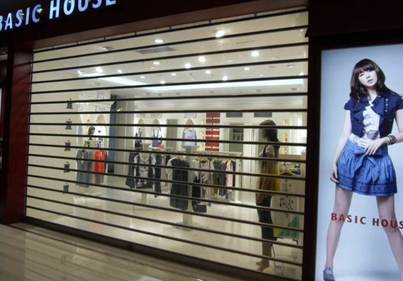 Transparent PC Roller Shutter for Enhanced Security 1