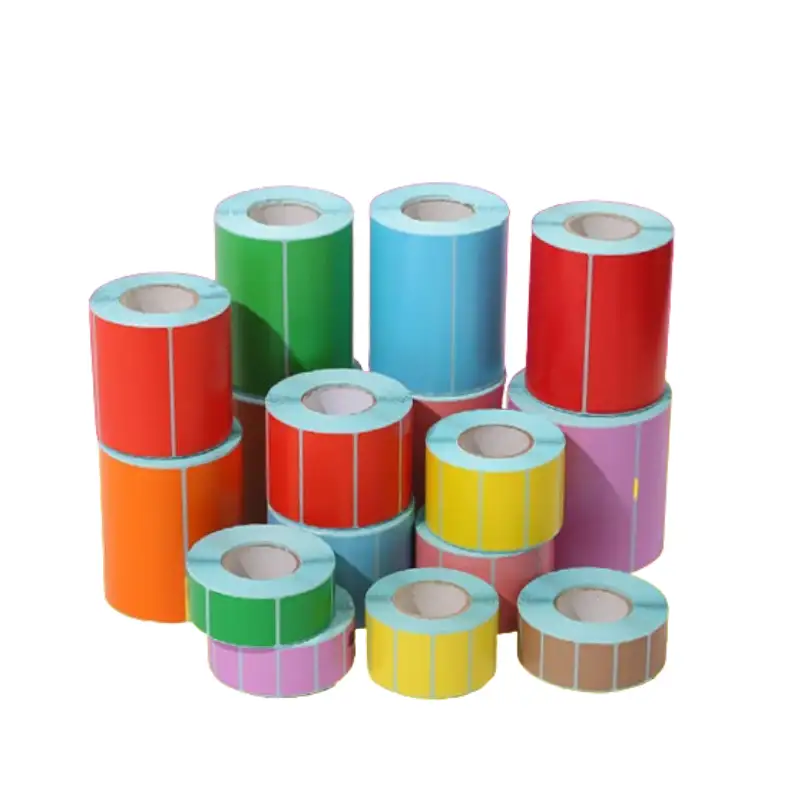 Großhandel Farbige 3x2 Thermotransfer-Etikettenrolle - Selbstklebend 1
