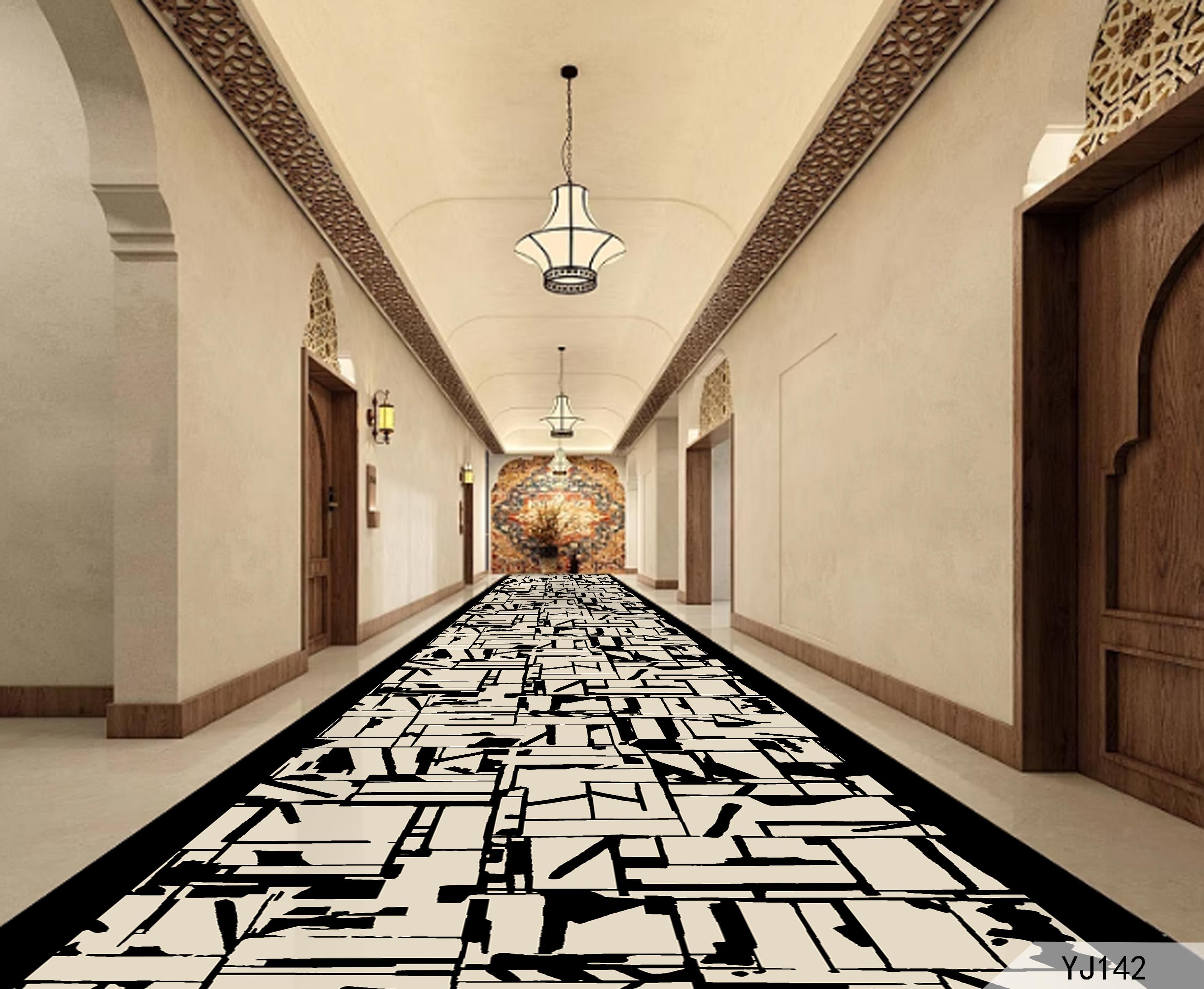 China Hotel Carpet - Stampa da parete a parete per corridoi e camere 3