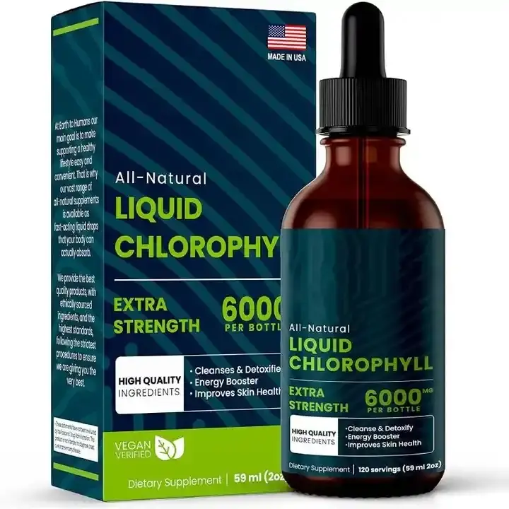 Private-Label Chlorophyll Drops - Energy, Immune, Odor 1