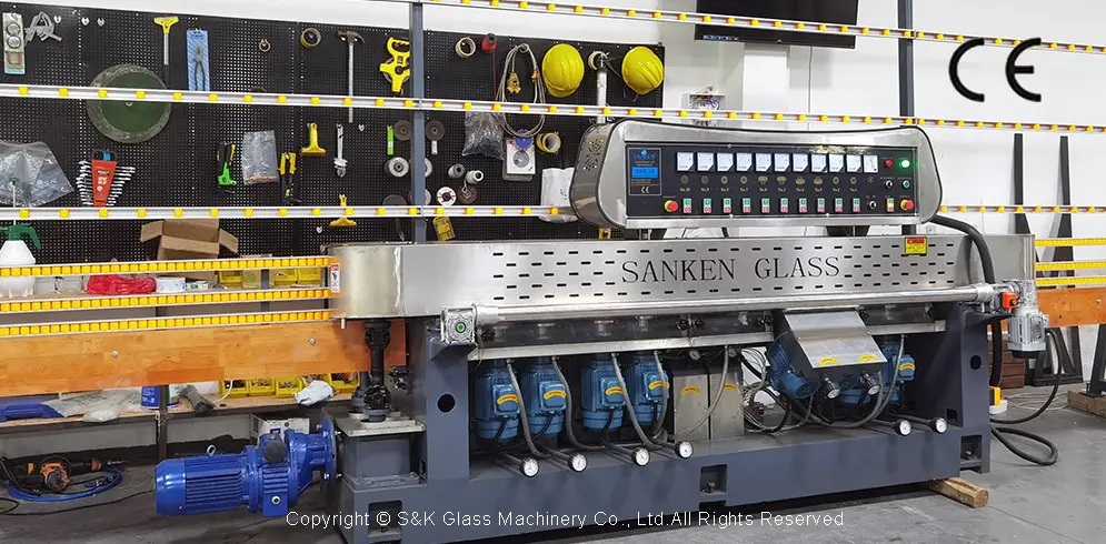 SANKEN Glass Straight Line Edging Machine