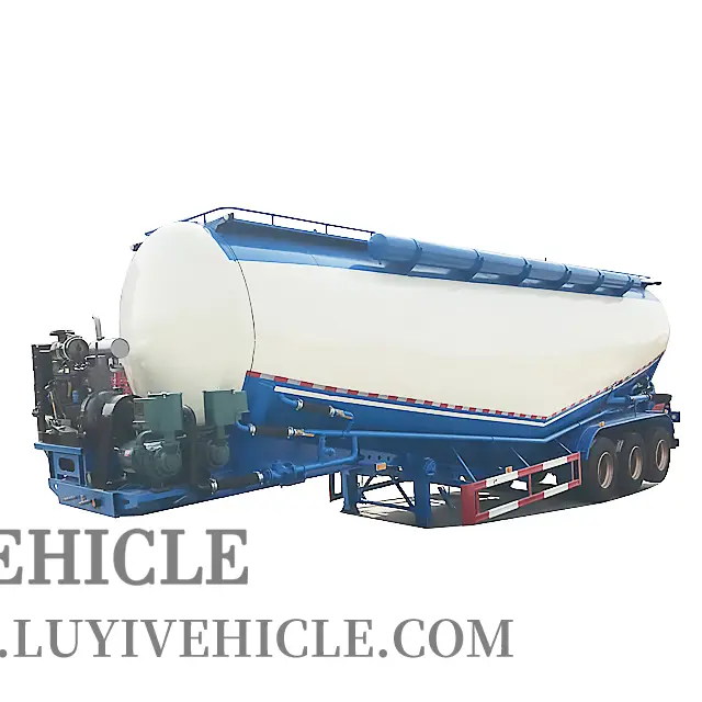 50 طن بودرة سائبة دبابة نصف المقطورات 1