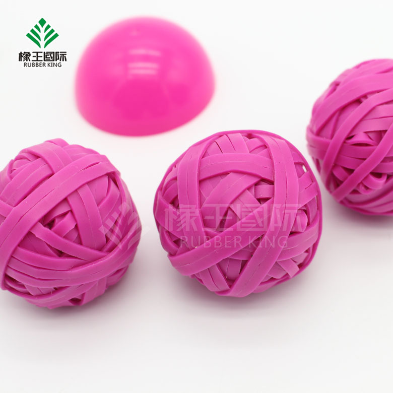 Pink Rubber Band Ball for PE Class, Sports Training & Agility Drills – Wholesale 4