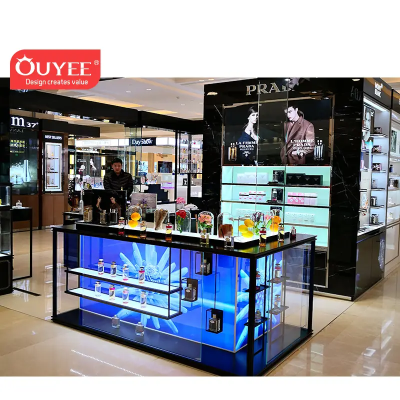 Espositore e supporto per profumi personalizzati - Arredamento per profumeria - Design gratuito 1