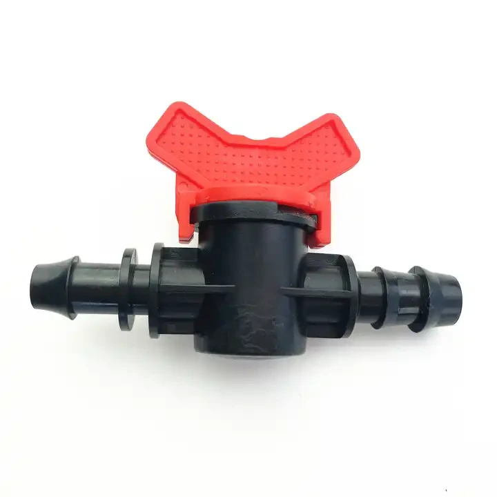 PE Drip Irrigation Mini Barbed Control Valve 16/20/25mm 1