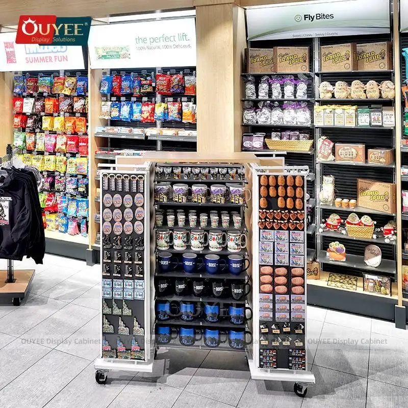 Rayonnages gondoles pour la vente au détail, rayonnages gondoles sur mesure en gros - Ouyee-1 6