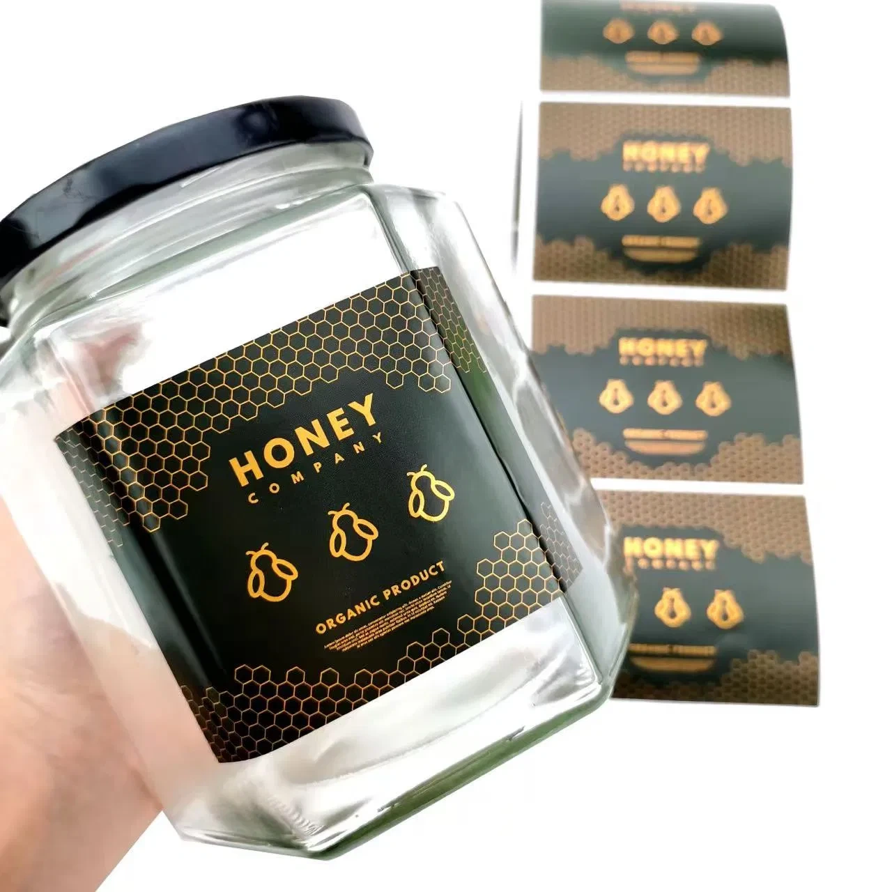 China Custom Logo Food Adhesive Digital Printing Label Stickers 1