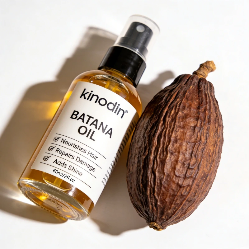 Sérum capilar vegano, orgânico, nutritivo e reparador com biotina e óleo de batata, para crescimento e hidratação. Produto 100% natural para cuidados com os cabelos. 1