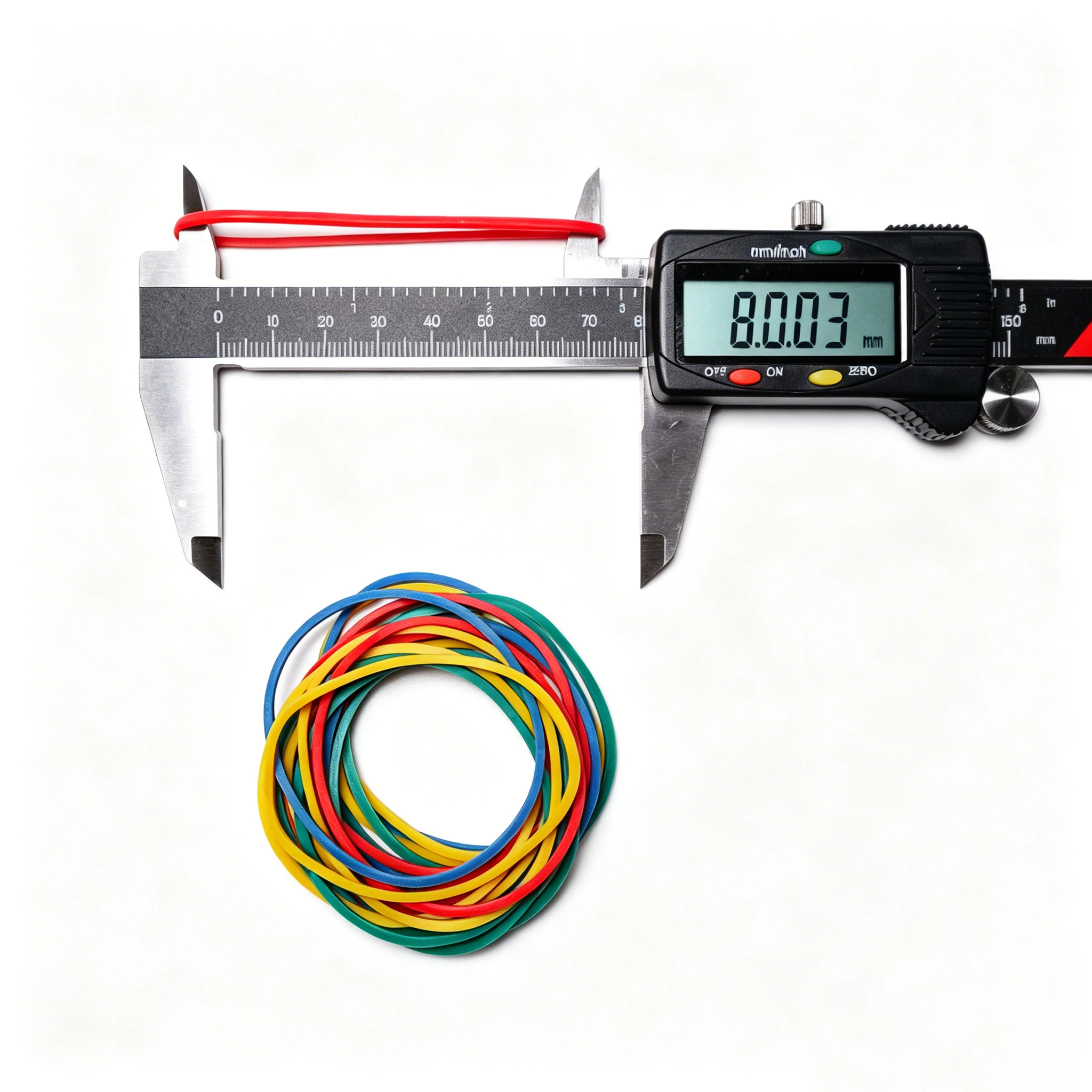 50mm Colorful Rubber Bands for Office & Household Bundling – Bulk Wholesale 5