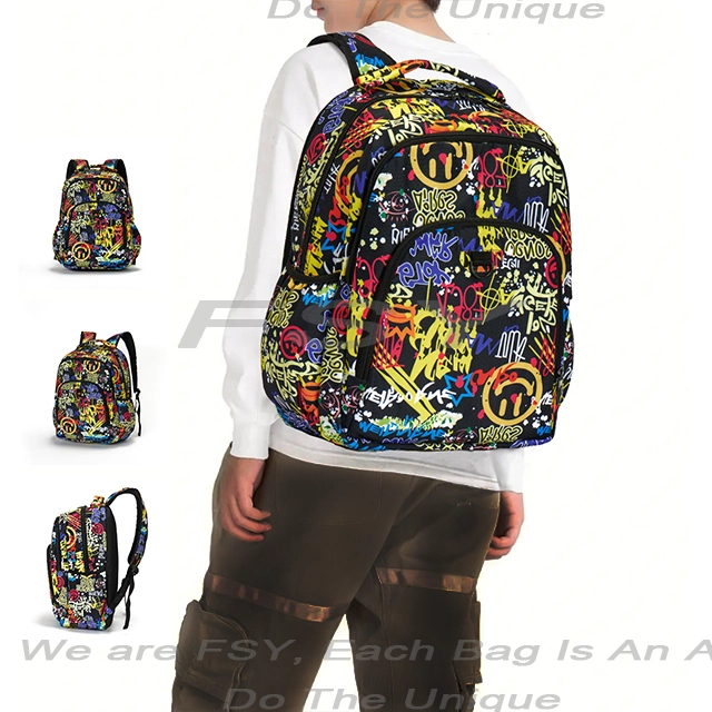 Fsy Trendy Business Multi Color Backpack Computer Bag For Lap Custom Logo Digital Backpack For Unisex School Bag Backpack 1
