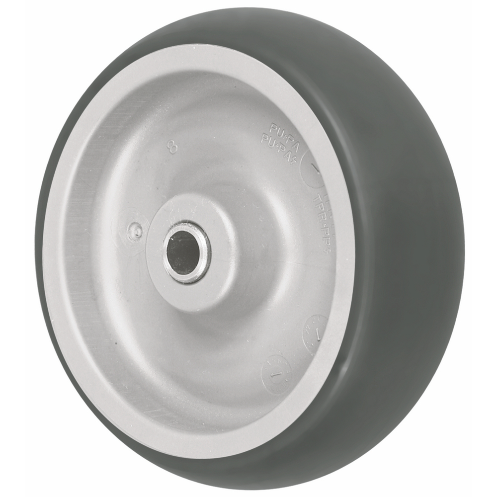 Industrial 4 5 100mm 125mm 100kg Load Capacity European Style Fixed Medium Duty Casters 1