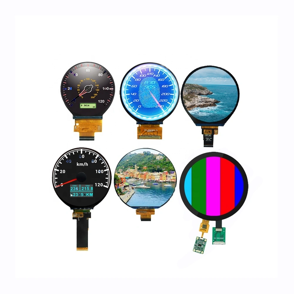 5 Inch Custom Round LCD Touchscreen Panel with IPS Technology and Multiple Interfaces 1