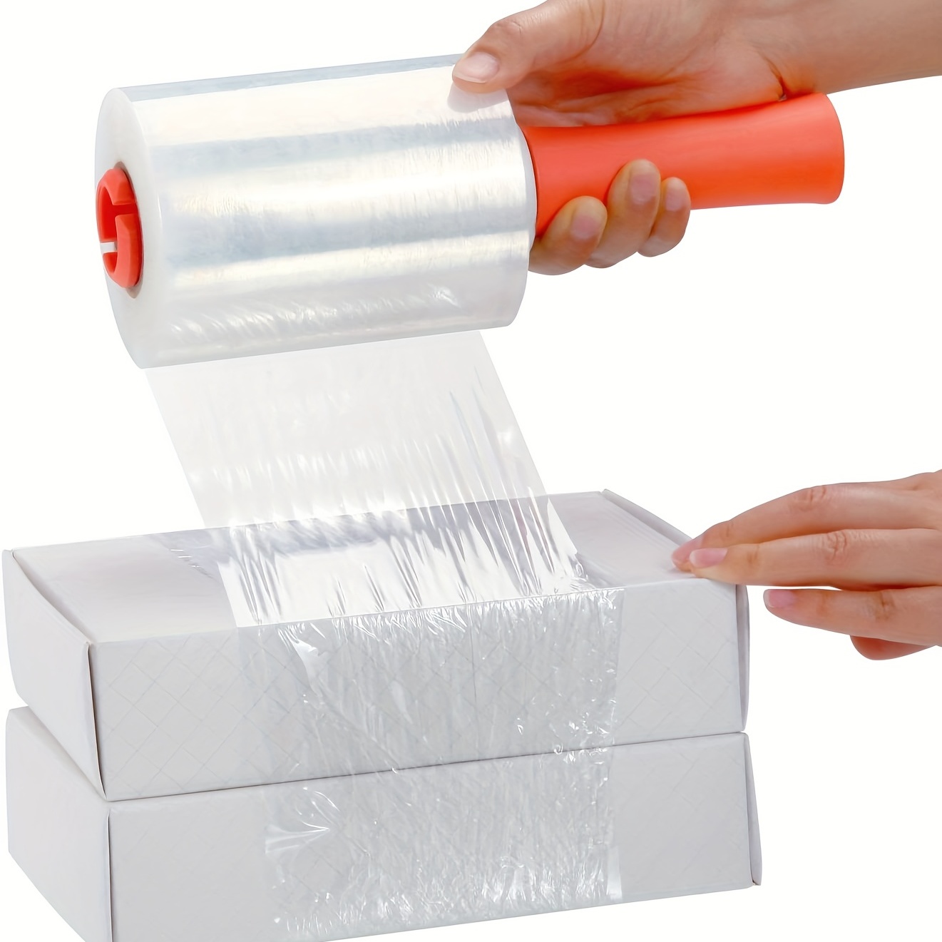 PLATICS INDUSTRIAL Mini Stretch Wrap Film Moving Supplies Wrap & encolhimento de encolhimento para embalagem 4