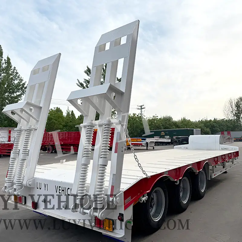 3 essieux capacité personnalisable à bas semi-remorque 1