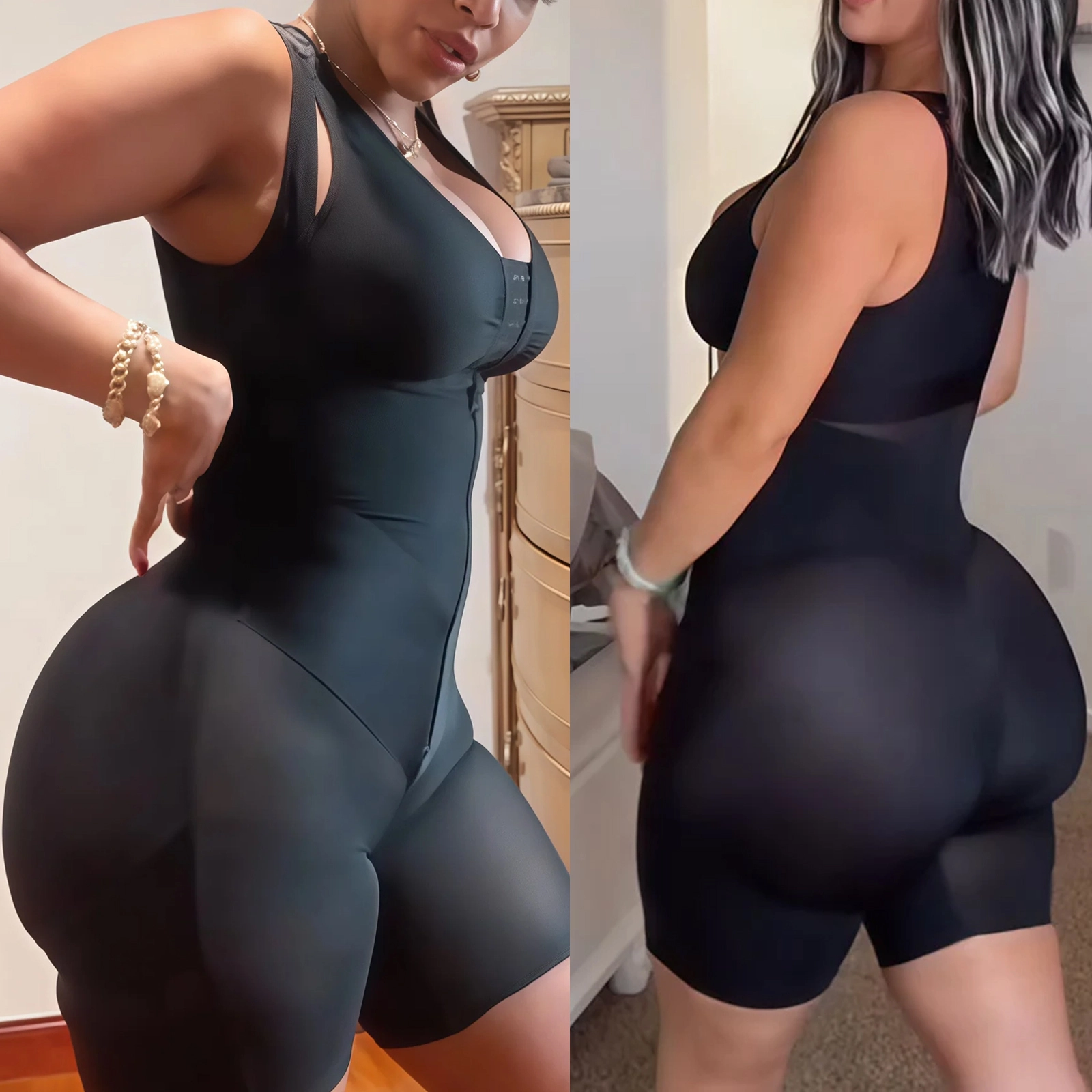 Wholesale Plus Size Waist Girdle Firm Compression Butt Lifter MT240076# 1