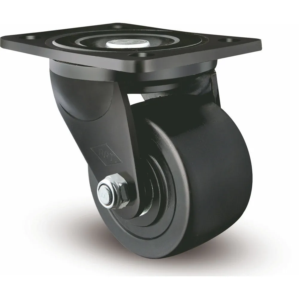 2.5 Inch Low Profile Gravity Nylon Castor Swivel Caster Wheels For Chairs 1