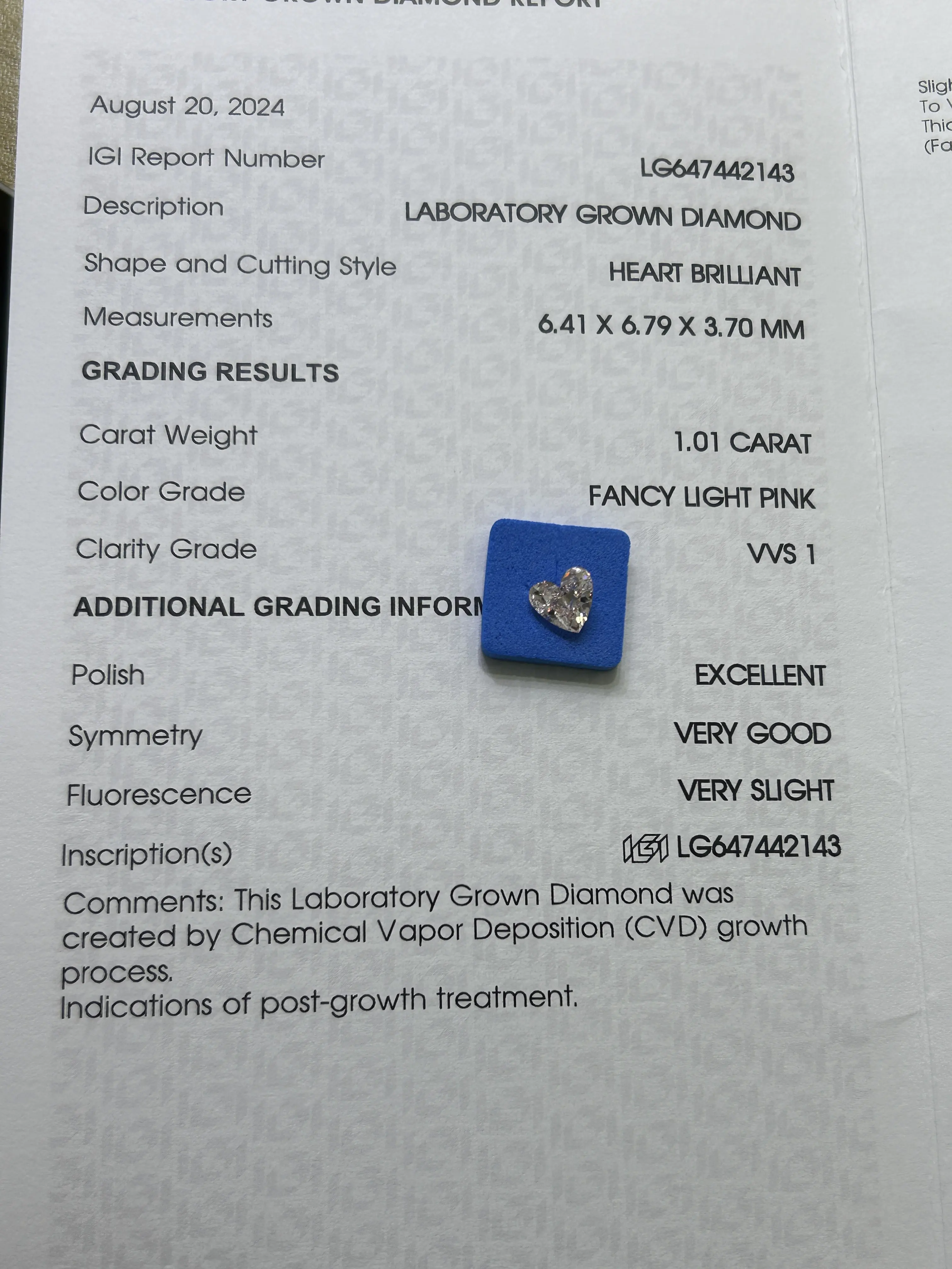 DKL Jewelry Lab Created Pink Diamonds for Sale Lab Created Pink Diamonds for Sale Factory 3