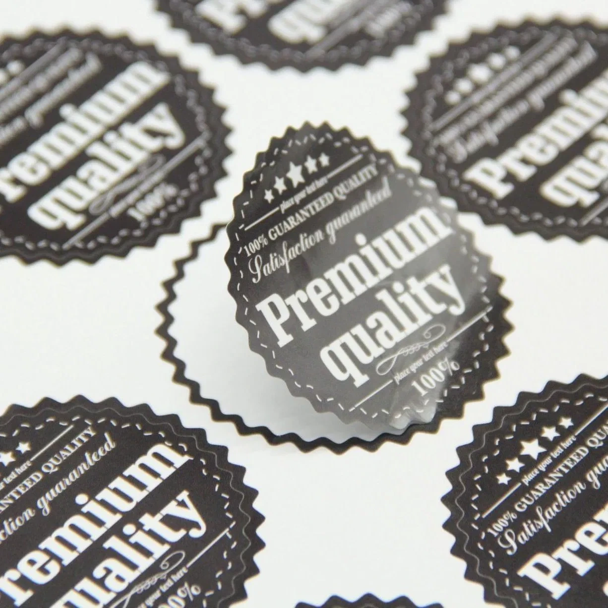 強力な粘着ステッカーを使用した高品質の食品価格ラベル 1