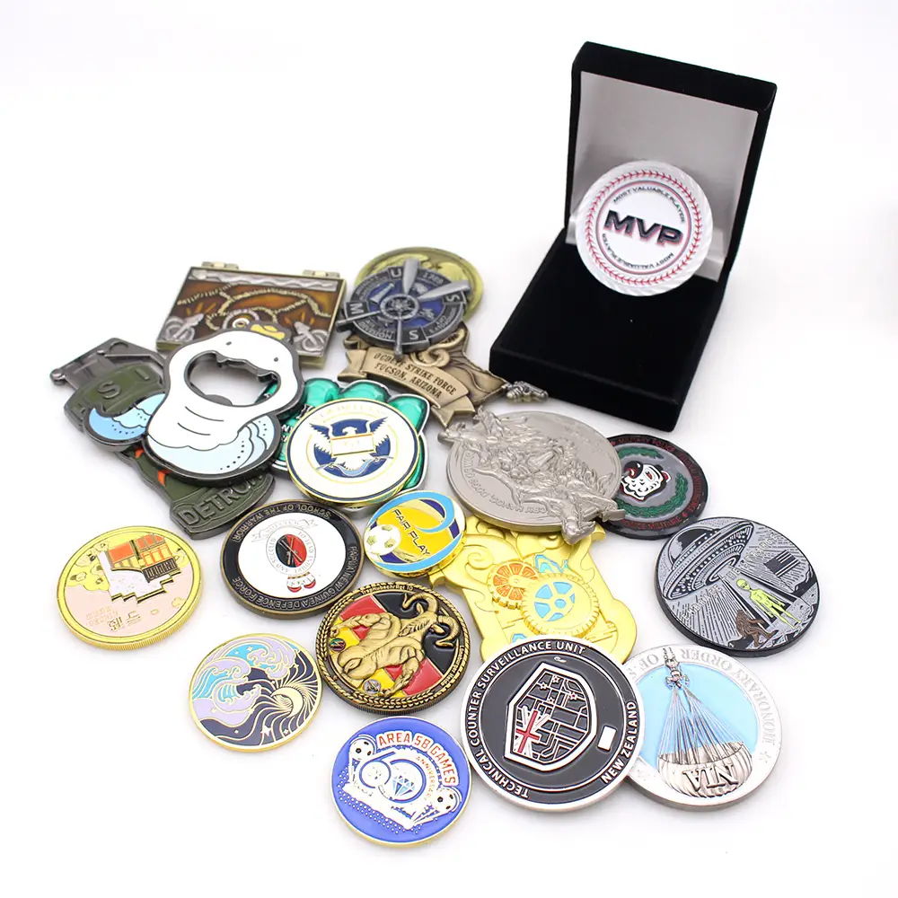 Custom Logo Commemorative Coins – Vintage Metal Texture | Personalized Coins 1